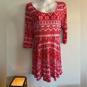 Cute winter dress. Above the knee. XL.